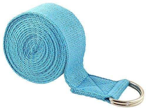 Fit Spirit 8ft Fitness Exercise Yoga Strap - Blue Accessory Fit Spirit 