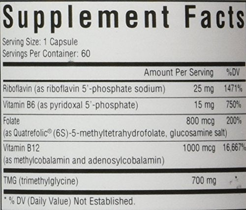 Seeking Health | HomocysteX Plus | TMG Supplement | Vitamin B Complex Capsules Supplement Seeking Health 