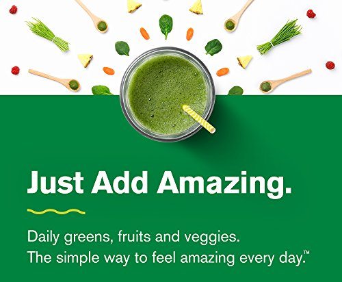 Amazing Grass, Kidz Superfood, Outrageous Chocolate, 30 Servings, 6.35 Oz, Greens, Fruits, Veggies, Probiotics, Organic Wheat Grass, Organic Carrot, Spinach, Broccoli, Vitamin A Supplement Amazing Grass 