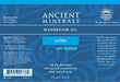 Ancient Minerals Magnesium Oil Ultra Spray with OptiMSM - Pure Genuine Zechstein Magnesium Chloride Supplement with MSM - Best Topical Skin Application for Dermal Absorption (4oz) Supplement Ancient Minerals 
