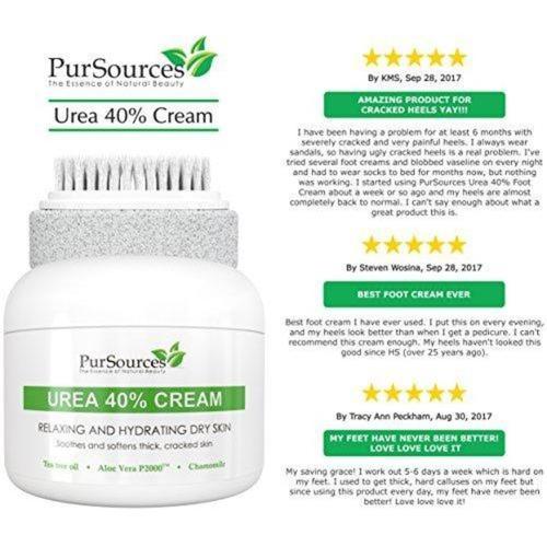 Urea 40% Foot Cream Beauty & Health PurSources 