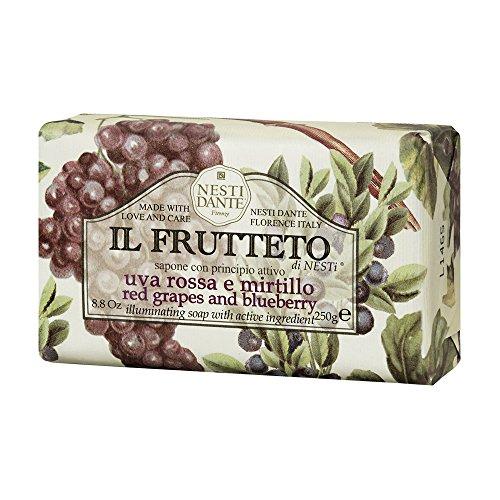 Nesti Dante Nesti dante il frutteto illuminating soap - red grapes and blueberry, 8.8oz, 8.8 Ounce Natural Soap Nesti Dante 
