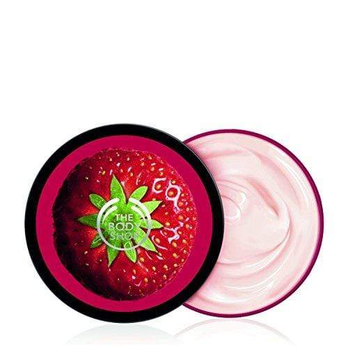 The Body Shop Strawberry Body Butter, Softening Body Moisturizer, 6.75 Oz. Skin Care The Body Shop 