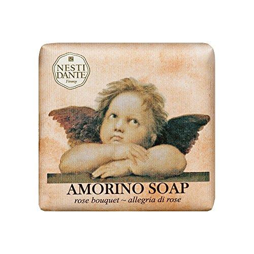 Nesti Dante Amorino Soap, Rose Bouquet, 150 g/5.3 Ounce Natural Soap Nesti Dante 