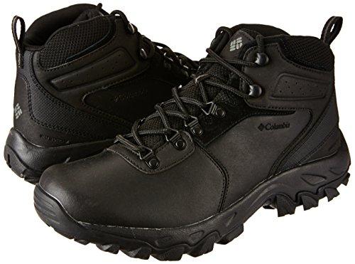 Columbia Men's Newton Ridge Plus II Waterproof Hiking Boot, Black/Black, 11 D US Men's Hiking Shoes Columbia 