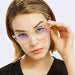 FEIYOLD Blue Light Blocking Glasses Women/Men,Retro Round Anti Eyestrain Computer Gaming Glasses(2Pack) Drugstore FEIYOLD 