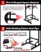 BangTong&Li Power Tower Workout Pull Up & Dip Station Adjustable Multi-Function Home Gym Fitness Equipment Sports BangTong&Li 