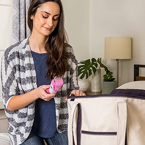 Panasonic Electric Shaver for Women, Cordless 4 Blade Razor, Bikini Trimmer Attachment, Pop-up Trimmer, Wet Dry Operation, Close Curves – ES2216PC Beauty Panasonic 