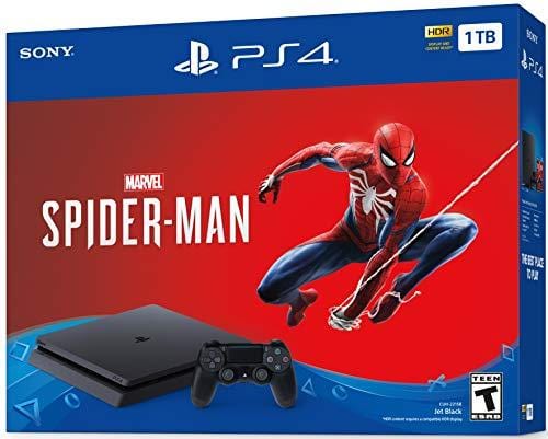 PlayStation 4 Slim 1TB Console - Marvel's Spider-Man Bundle [Discontinued] Video Games Playstation 