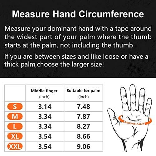 OZERO Driving Gloves for Men, Winter Warm Bike Glove for Smart Phone Texting with Non-Slip Silicone Gel - Thermal Cotton - Windproof and Waterproof for Running, Cycling - Black (X-Large) Outdoors OZERO 