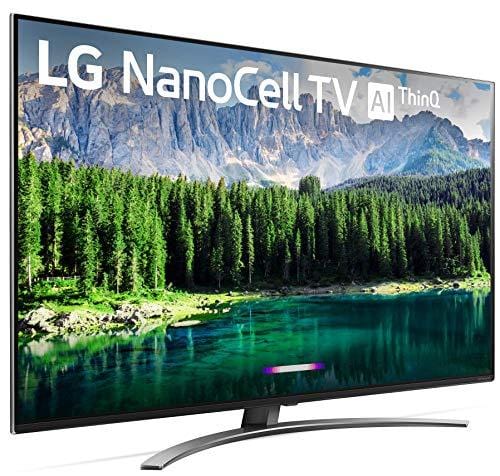 LG 55SM8600PUA Nano 8 Series 55" 4K Ultra HD Smart LED NanoCell TV (2019), Black Home Entertainment LG 