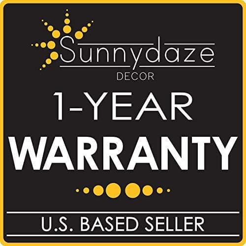 Sunnydaze 2-Person Garden Bench - Cast Iron and Wood Frame with Ivy Crossweave Design - 49-Inch Outdoor Patio Furniture - Perfect for Deck, Porch, Balcony, Backyard or Garden Lawn & Patio Sunnydaze Decor 