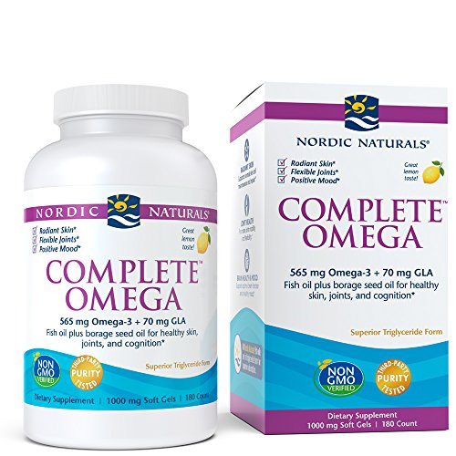 Nordic Naturals - Complete Omega, Supports Healthy Skin, Joints, and Cognition, 180 Soft Gels Supplement Nordic Naturals 