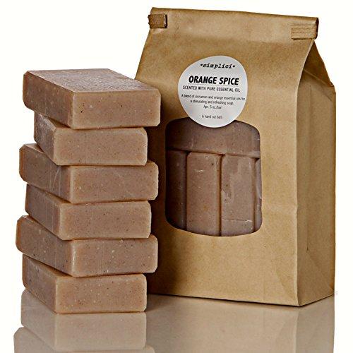 SIMPLICI Orange Spice Soap Value Bag (6 Bars) Natural Soap Simplici 