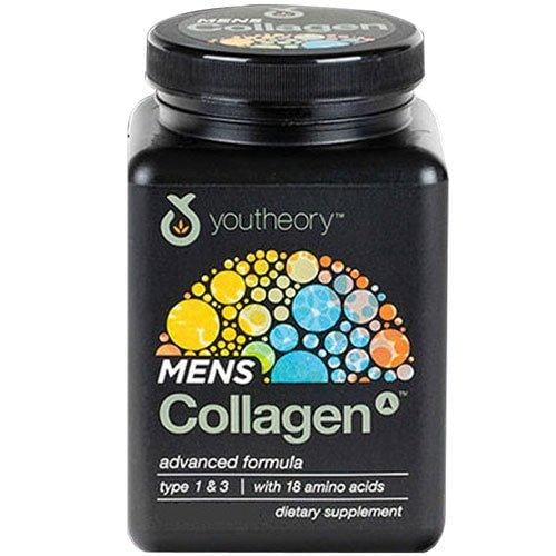 Youtheory, Collagen Mens Type 1 2 3, 160 Tablets Supplement Youtheory 
