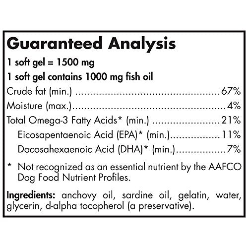 Nordic Naturals - Pet-Omega-3, Promotes Optimal Pet Health and Wellness, 180 Soft Gels Supplement Nordic Naturals 