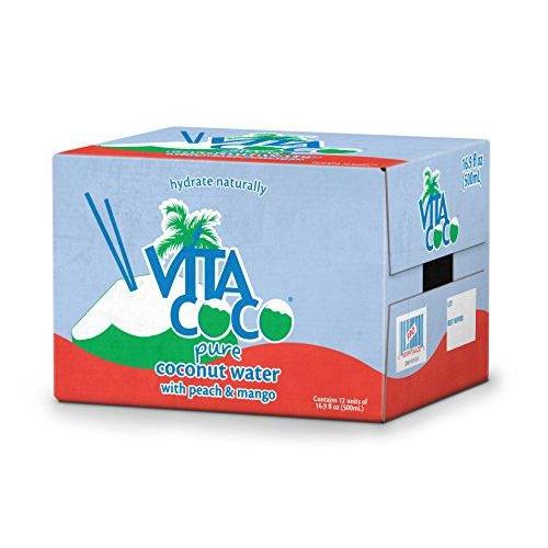 Vita Coco Coconut Water, Peach Mango (Pack of 12) Food & Drink Vita Coco 