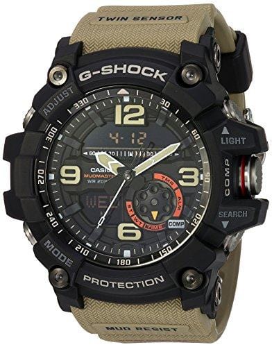 Casio G Shock Quartz Watch with Resin Strap, Beige, 30 (Model: GG1000-1A5) Watch Casio 
