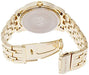 Nine West Women's NW/1578CHGB Champagne Dial Gold-Tone Bracelet Watch Watch NINE WEST 