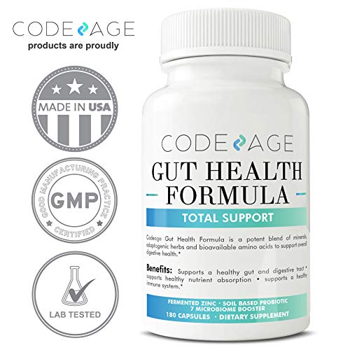 Extra Strength Leaky Gut Repair -180 Count- Supports Gut Healing, Optimal Digestive Health. For Bloating, Constipation, IBS, Diarrhea, and Irregularity. Advanced Digestive - L-Glutamine, Licorice Root Supplement Code Age 