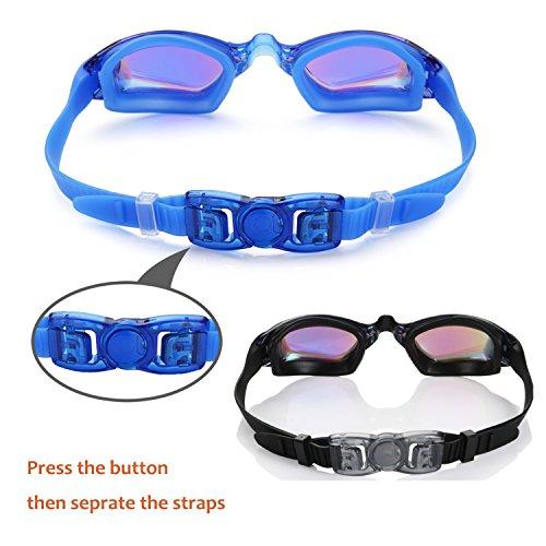 Aegend Swim Goggles, Pack of 2 Swimming Goggles No Leaking Anti Fog UV Protection Crystal Clear Vision Triathlon Swim Goggles with Free Protection Case for Adult Men Women Youth Kids Child, 6 Choices Swim Goggles Aegend 