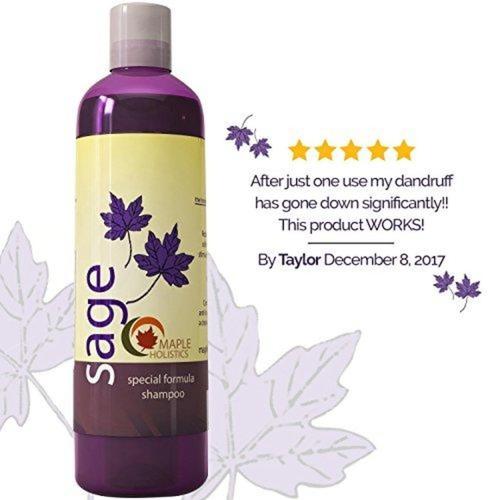 Sage Shampoo for Anti Dandruff Beauty & Health Maple Holistics 