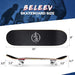 BELEEV Skateboards for Beginners, 31"x8" Complete Skateboard for Kids Teens & Adults, 7 Layer Canadian Maple Double Kick Deck Concave Cruiser Trick Skateboard with All-in-One Skate T-Tool (Graffiti) Sports BELEEV 