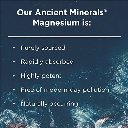 Ancient Minerals Magnesium Oil Spray Bottle of Pure Genuine Zechstein Magnesium Chloride - Topical Magnesium Supplement for Skin Application and Dermal Absorption (33.8oz) Supplement Ancient Minerals 