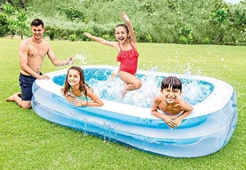Intex Swim Center Family Inflatable Pool, 103" X 69" X 22", for Ages 6+ Lawn & Patio Intex 