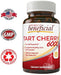 Organic Tart Cherry Capsules 6000 mg - Extra Strength, Raw, Non-GMO, 120 Capsules(Vegetarian) Supplement PURELY beneficial 