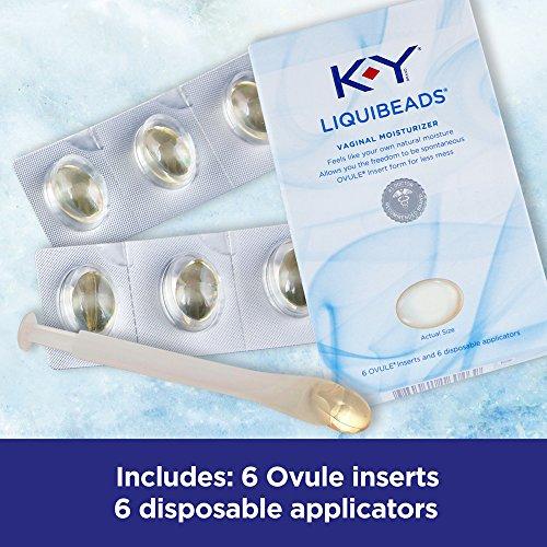 K-Y Liquibeads Vaginal Moisturizer, 6 Beads Lubricant K-Y 