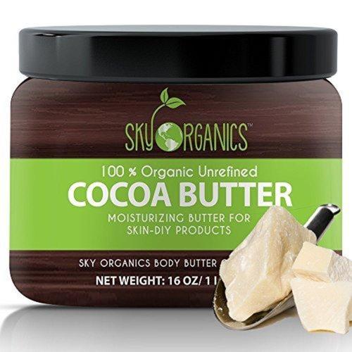 Organic Cocoa Butter Beauty & Health Sky Organics 