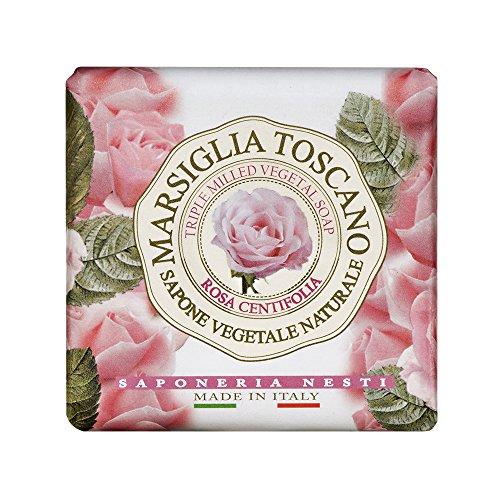 Nesti Dante Nesti dante marsiglia toscano triple milled vegetal soap - rosa centifolia, 7oz, 7 Ounce Natural Soap Nesti Dante 