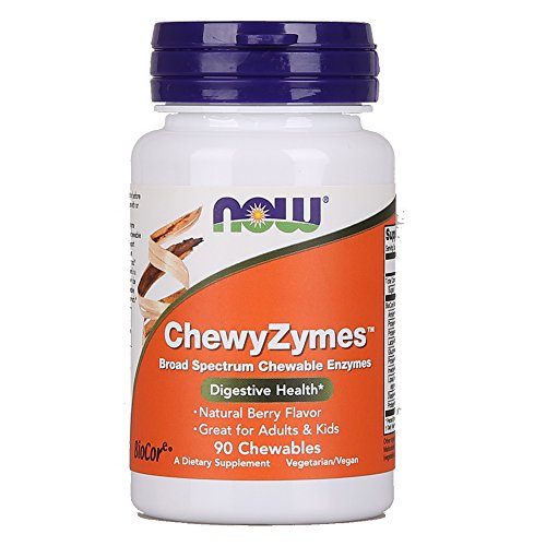 NOW ChewyZymes,90 Chewables Supplement NOW Foods 