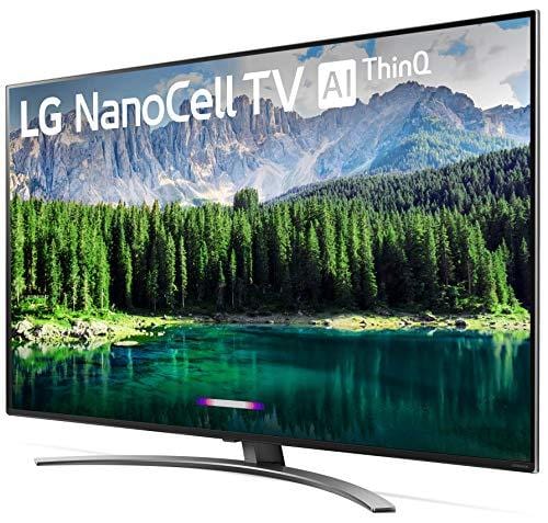 LG 55SM8600PUA Nano 8 Series 55" 4K Ultra HD Smart LED NanoCell TV (2019), Black Home Entertainment LG 