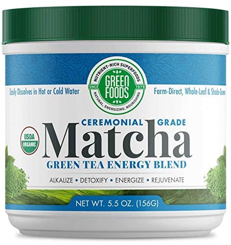 Green Foods Organic Matcha Green Tea, 5.5 Ounce Grocery GREVH 
