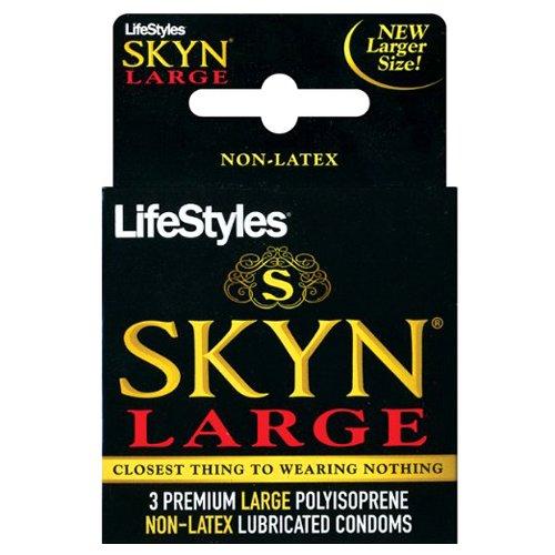 Lifestyles Skyn Large Non-Latex, 3 Count Condom LifeStyles 