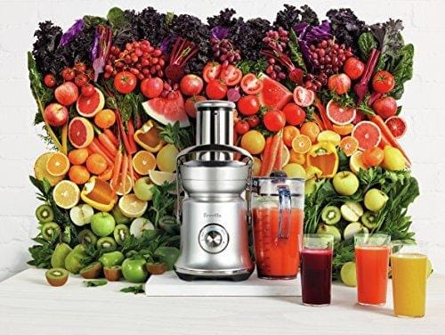 Breville BJE830BSS1BUS1 Juice Founatin Cold XL, Brushed Stainless Steel Centrifugal Juicer Kitchen Breville 