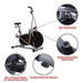 Sunny Health & Fitness Air Resistance Hybrid Fan Bike - SF-B2618 Sports Sunny Health & Fitness 