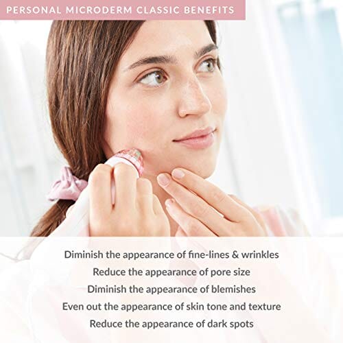 PMD Personal Microderm Classic - At-Home Microdermabrasion Machine with Kit for Face & Body - Exfoliating Crystals and Vacuum Suction for Fresh and Radiant Skin Luxury Beauty PMD Beauty 