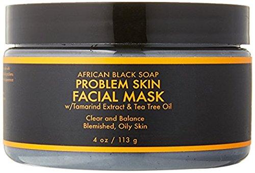 SheaMoisture African Black Soap Problem Skin Facial Mask, 4 Ounce Skin Care Shea Moisture 