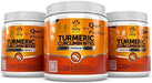 Turmeric Curcumin for Dogs - With 95% Curcuminoids for Hip & Joint + Arthritis Support - Digestive & Mobility + Immune Dog Supplement - With Organic Turmeric, Coconut Oil & BioPerine - 90 Chew Treats Animal Wellness Zesty Paws 