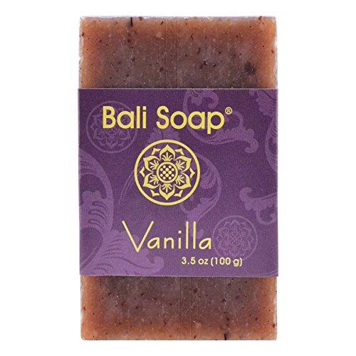 Bali Soap - Vanilla Natural Soap Bar, Face or Body Soap Best for All Skin Types, For Women, Men & Teens, Pack of 3, 3.5 Oz each Natural Soap Bali Soap 