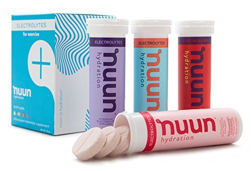 Nuun Hydration: Electrolyte Drink Tablets, Juicebox Mixed Flavor Pack, Box of 4 Tubes (40 servings), to Recover Essential Electrolytes Lost Through Sweat Supplement Nuun 