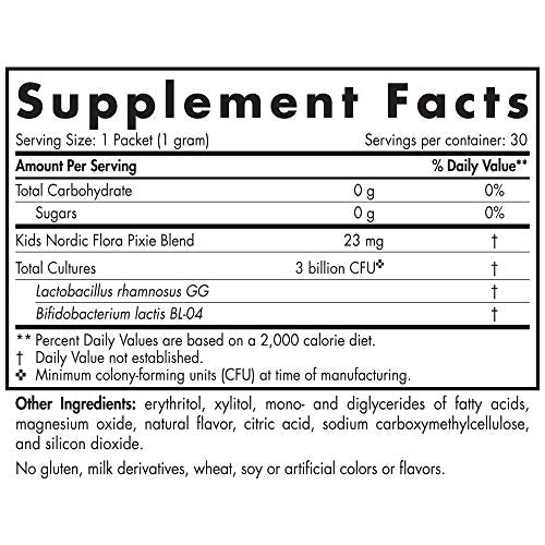 Nordic Naturals Kids Probiotic Pixies - Probiotic Powder for Children's Supplement Nordic Naturals 