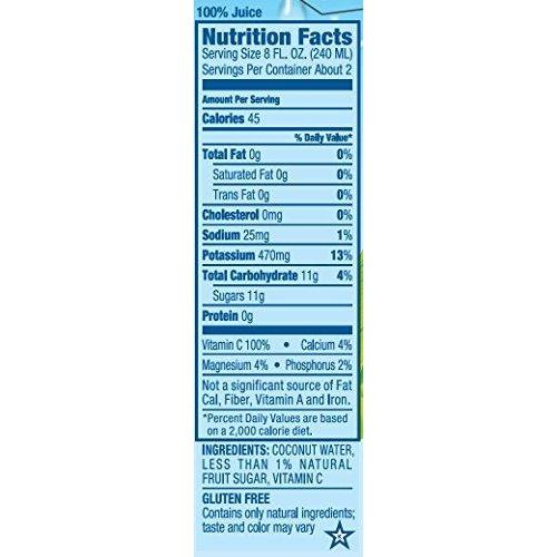 Vita Coco Coconut Water, Pure - Naturally Hydrating Electrolyte Drink - Smart Alternative to Coffee, Soda, and Sports Drinks - Gluten Free - 16.9 Ounce (Pack of 12) Food & Drink Vita Coco 