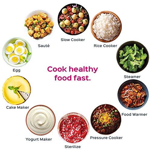 Ultra 3 Qt 10-in-1 Multi- Use Programmable Pressure Cooker, Slow Cooker, Rice Cooker, Yogurt Maker, Cake Maker, Egg Cooker, Sauté, Steamer, Warmer, and Sterilizer Kitchen & Dining Instant Pot 