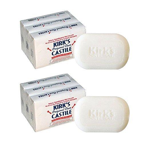 KIRKS NATURAL Original Coco Castile Soap, 3 Count (Pack of 6) Natural Soap Kirk's 
