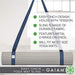 Gaiam Easy-Cinch Yoga Mat Sling, Navy, 1 Count Sports Gaiam 