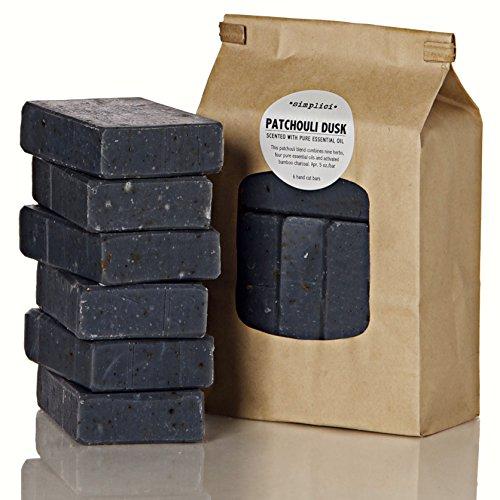 SIMPLICI Patchouli Charcoal Soap Value Bag (6 Bars) Natural Soap Simplici 